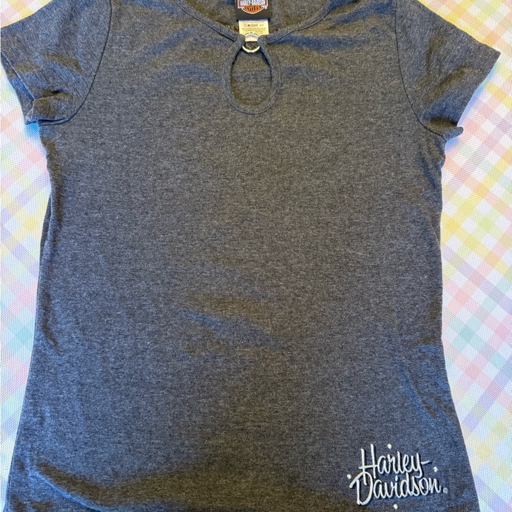 Harley-Davidson Gray Short Sleeve Tee